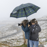 13. Rang René Rohr Fotografieren bei Schneegestöber